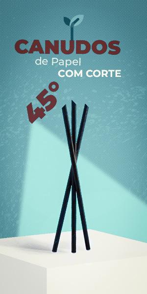 Canudos de Papel com Corte 45º